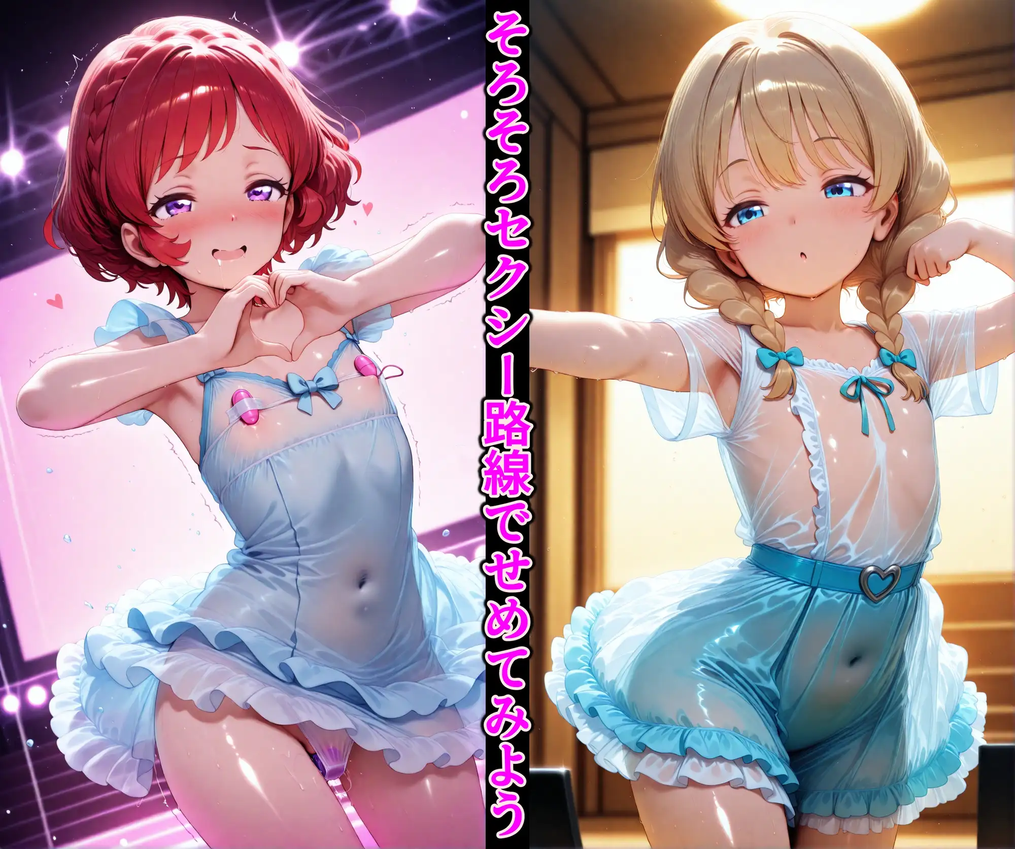 私立いいなり女学院つるペタ科 Vol.8 照れ屋な子をアイドルにして思いきり恋人プレイを楽しんだ後ファンサで撮影セックスさせてみた！ アヘ顔好き集まれ!!ぬき処・朱作 エロ漫画7