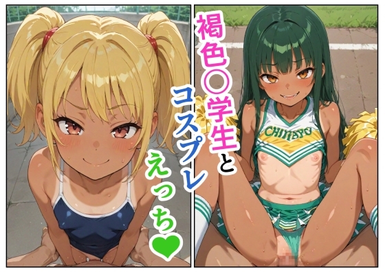 褐色〇学生とコスプレえっち