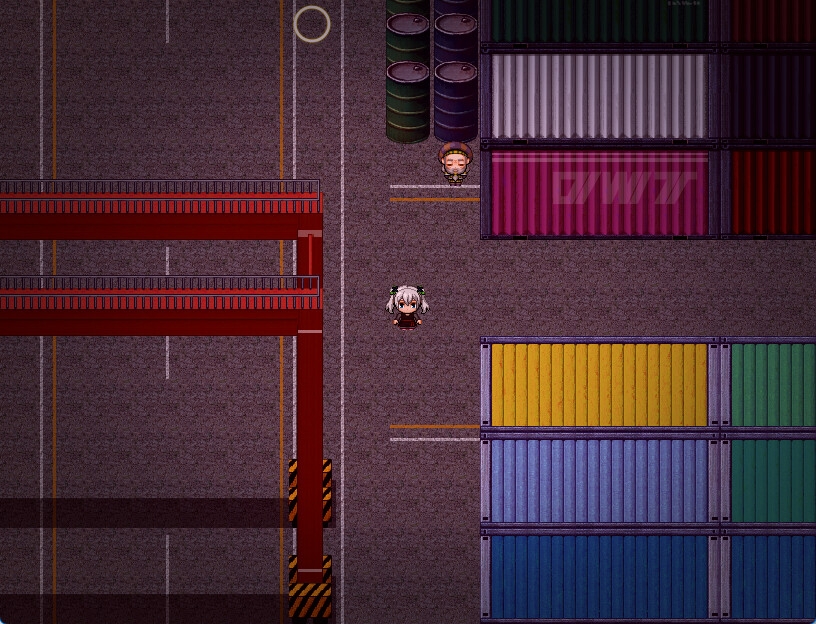 RPGツクールMV・MZ用 マップチップ・タイルセット24『港湾・港・埠頭・コンテナ・現代』