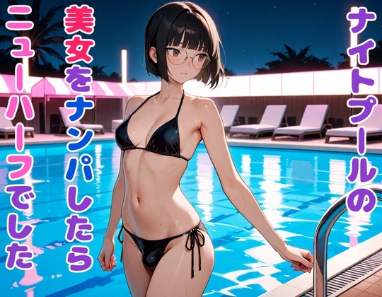 ナイトプールの美女をナンパしたらニューハーフでした