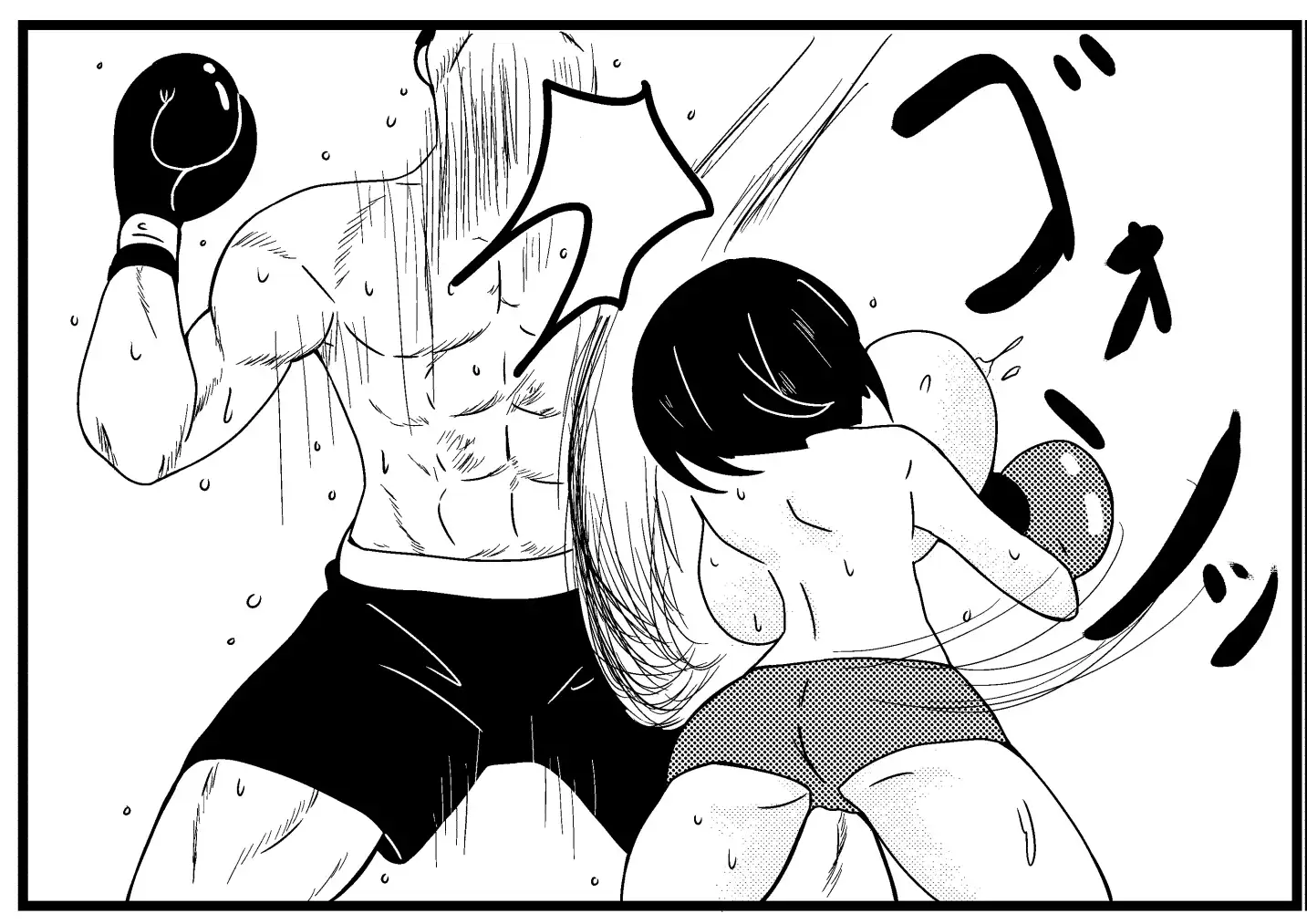 【繁体中文版】超乳ボクサートップレスボクシングに挑戦!!