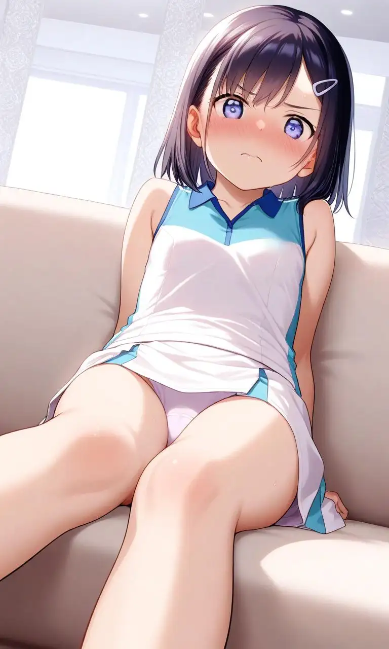 ふぁいと！○リっ子テニス部パンチラ集 絶対パンチライン エロ画像3