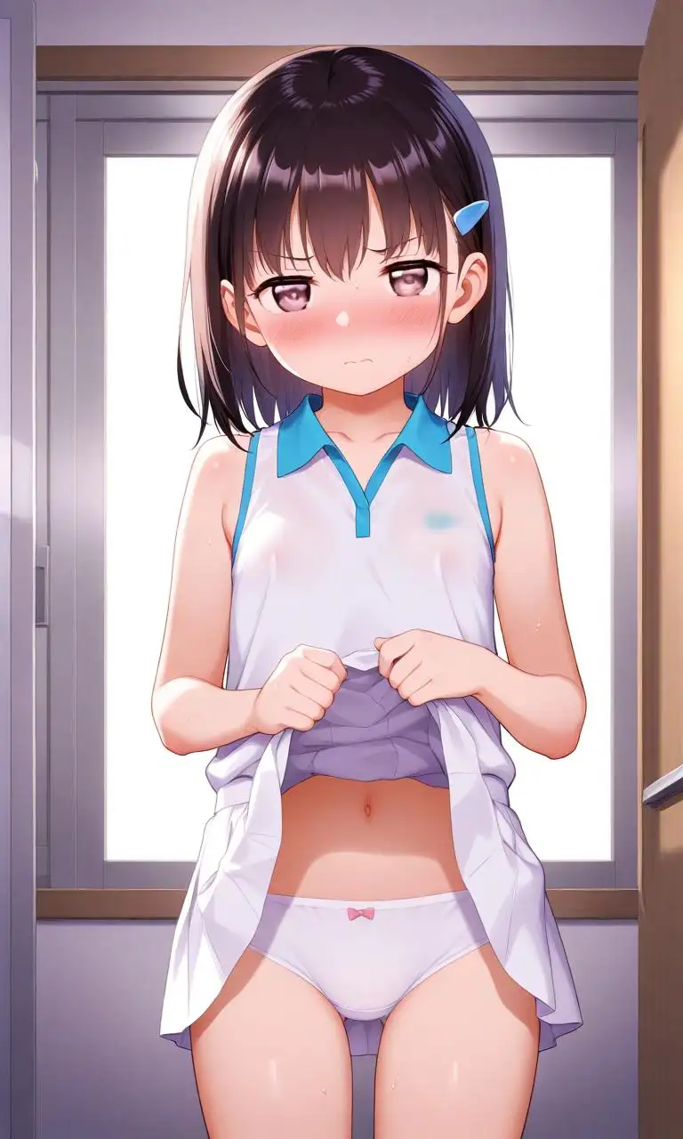 ふぁいと！○リっ子テニス部パンチラ集 絶対パンチライン エロ画像6