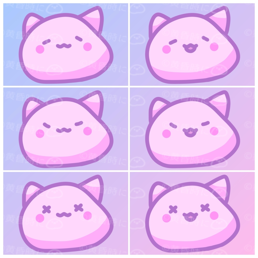 ねこっぽいの【デフォルメイラスト素材】