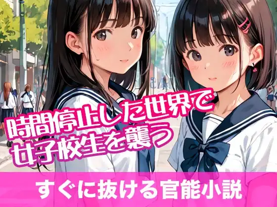 時間停止した世界で女子校生を襲う【すぐに抜ける官能小説】