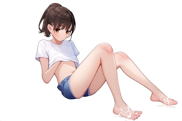 清楚なカノジョとエッチする～見下し足コキ始めました～ 画像8