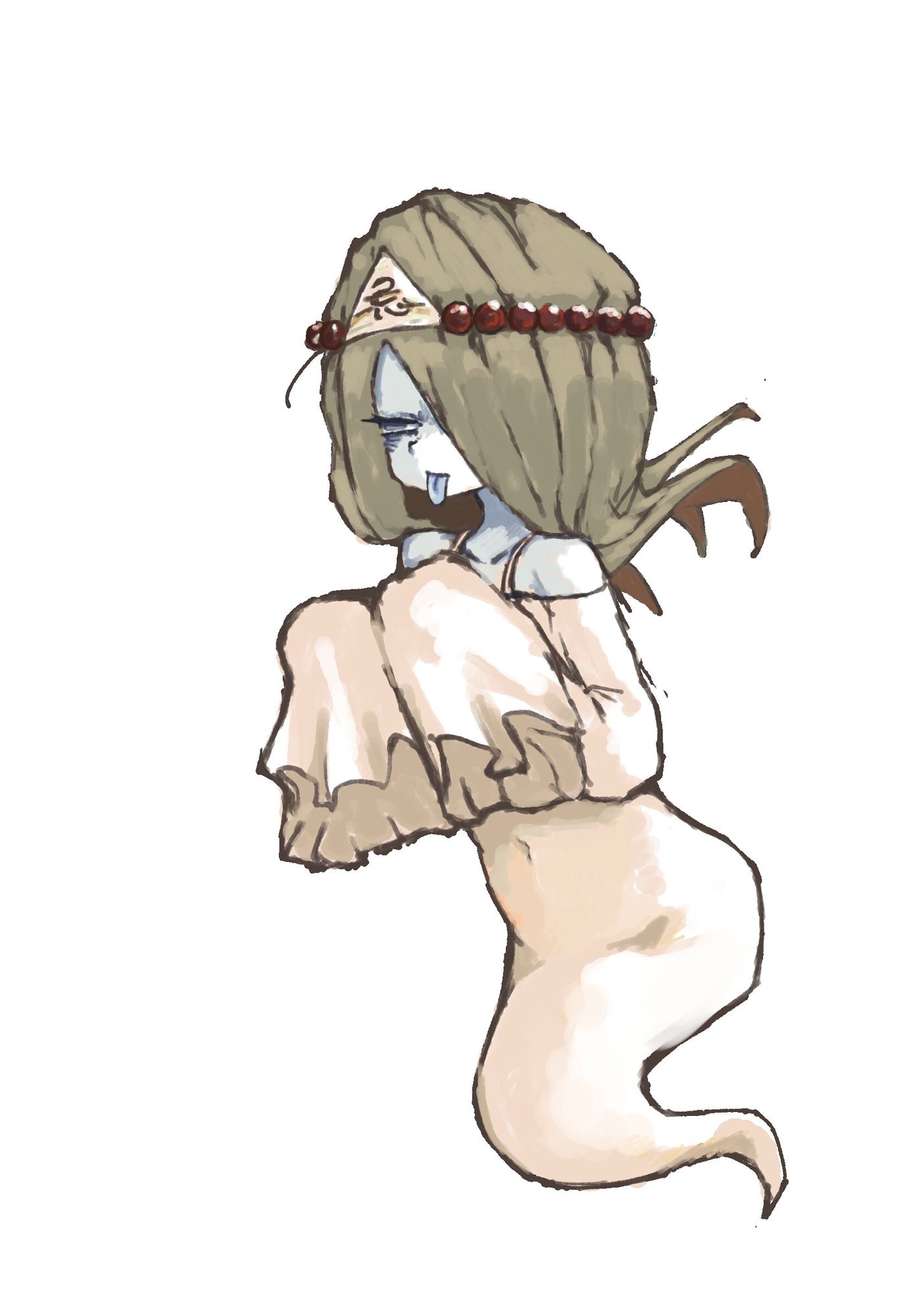 幽霊少女の立ち絵素材