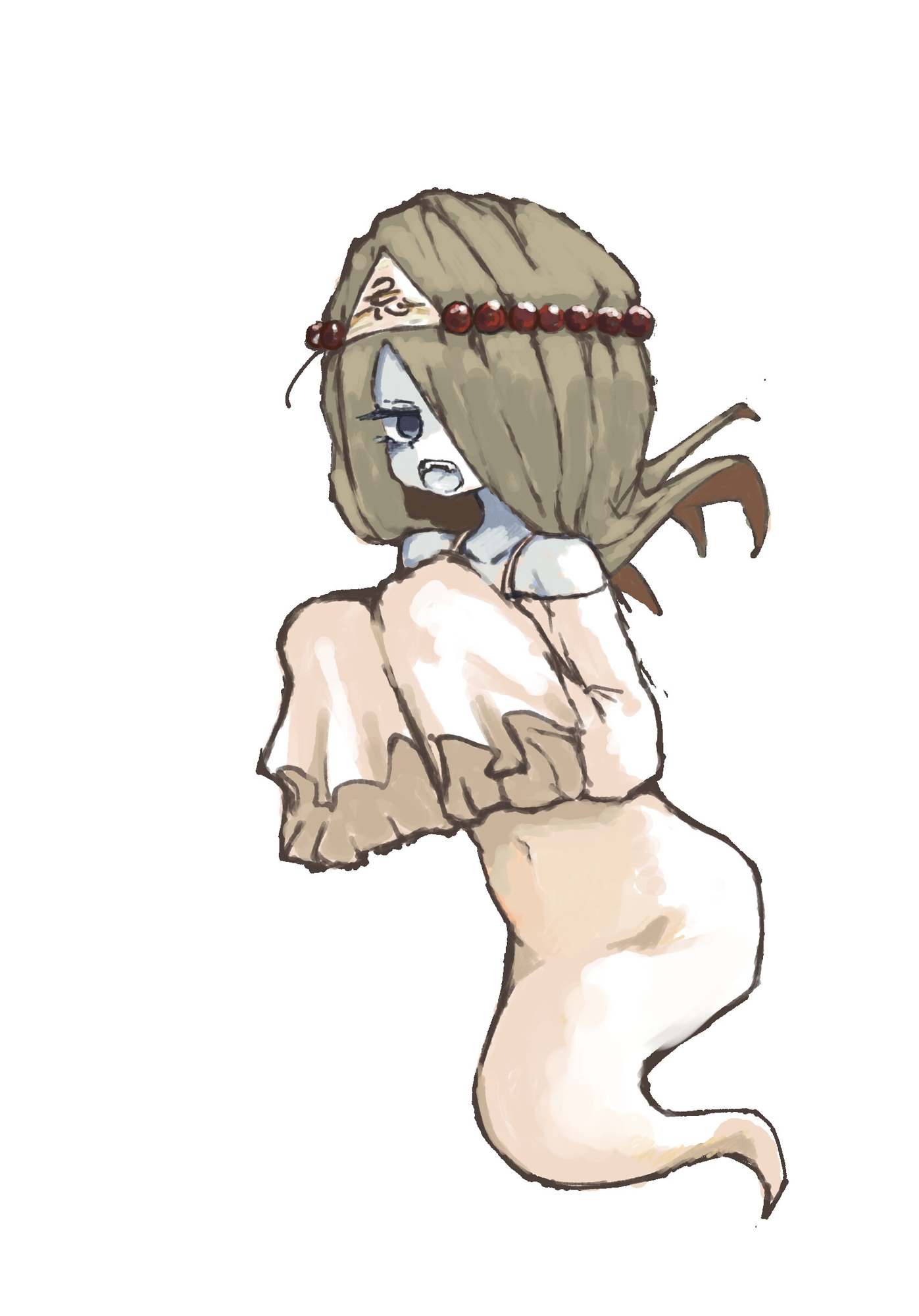 幽霊少女の立ち絵素材