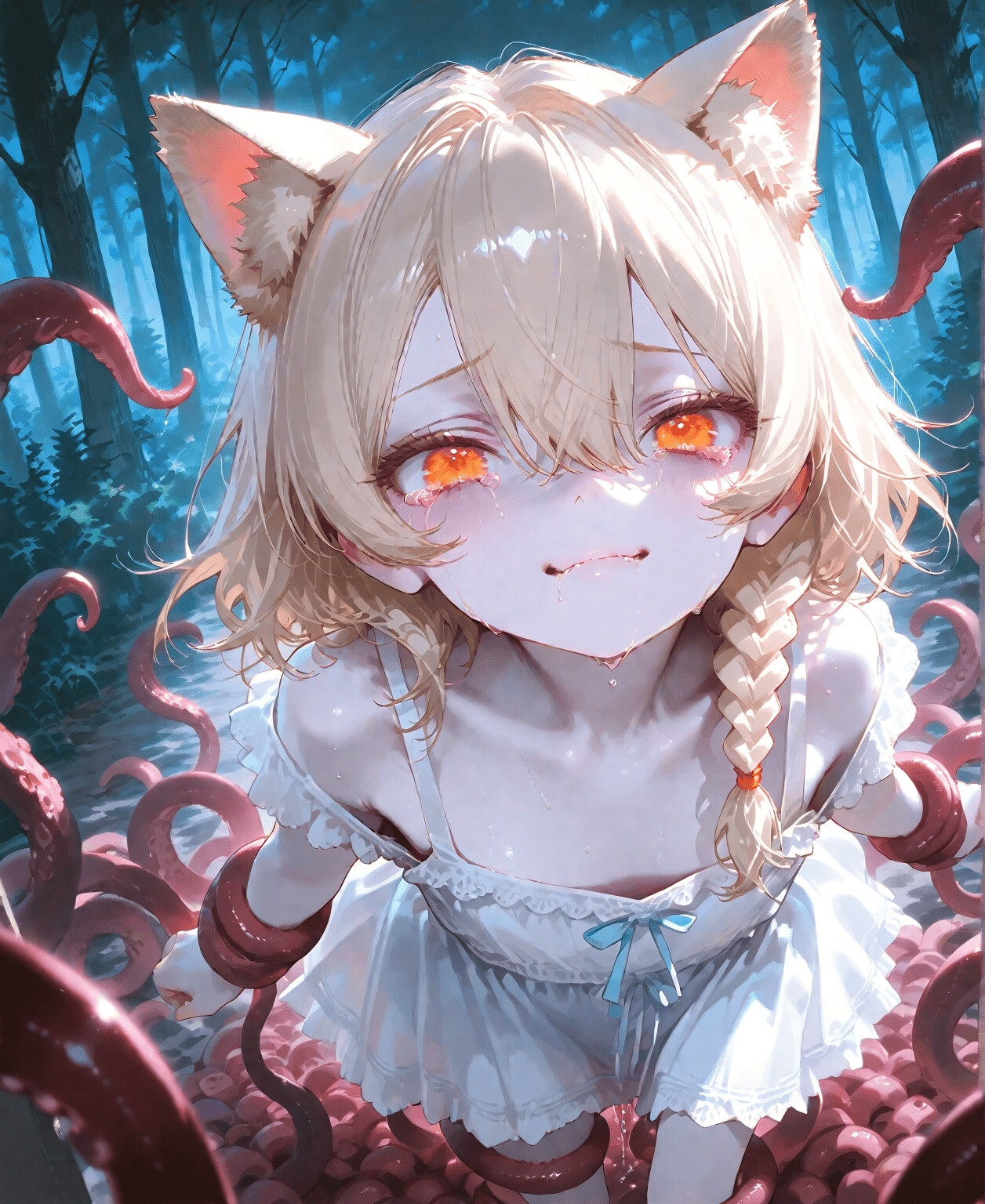 金猫娘の災難(触手) 画像9