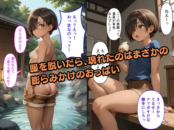 旅先でたまたま助けた少年が実は少女だったので 【パイパン○リ】 ウエストホームタウン エロ画像3
