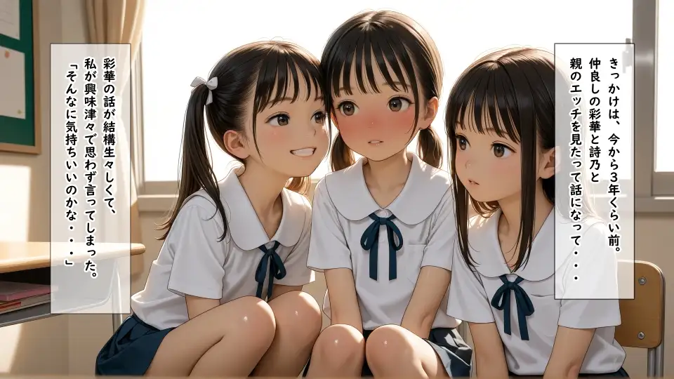 放課後に遊びに来た百合の友達に全身の性感帯を優しく愛撫されて何回イってもやめてもらえない女の子 ありゅ研究所 エロ画像2