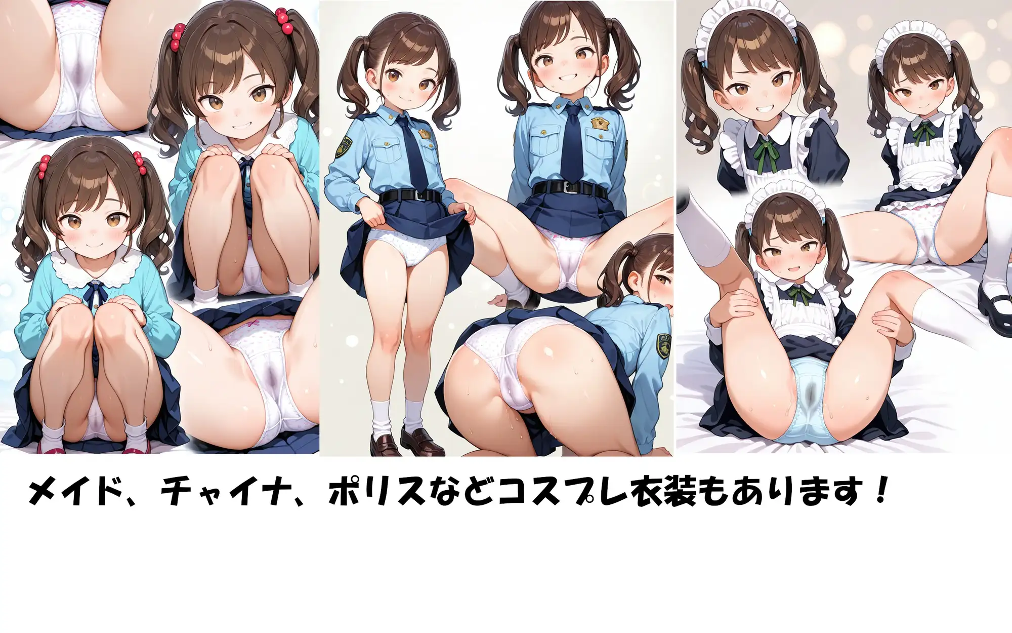 大人の図鑑シリーズ メ○ガキ スプレッドレッグスAIイラスト エロ画像4