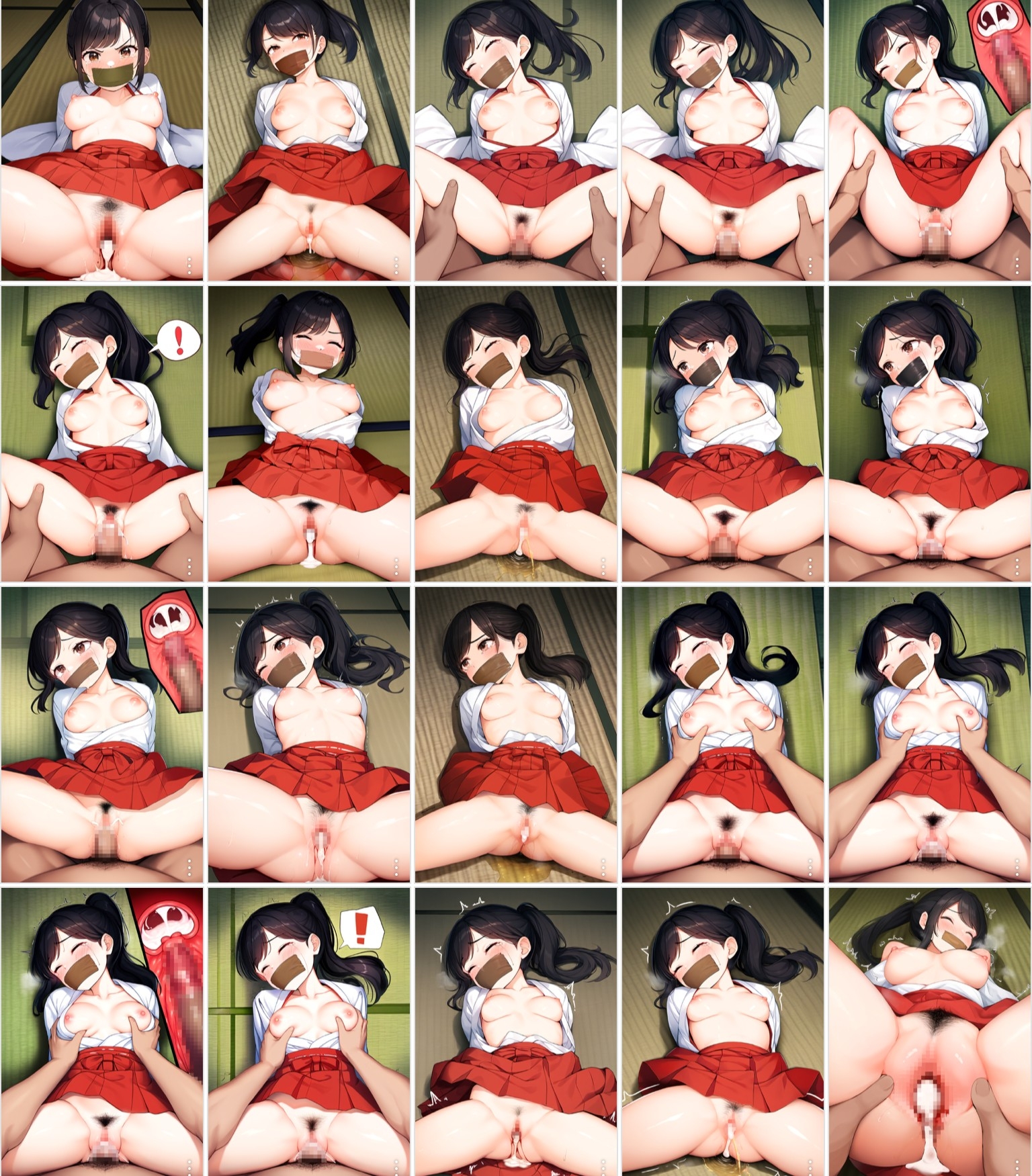 境内の奥で巫女が処女なのか検証してみた【処女巫女孕ませセックス】【134枚】_9