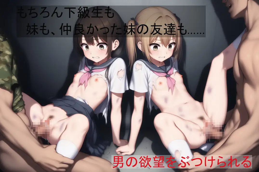 ぼくの好きだった子が学園を占拠したテロリストたちに犯されるはずがない 珍々電車 満淫中 エロ画像4