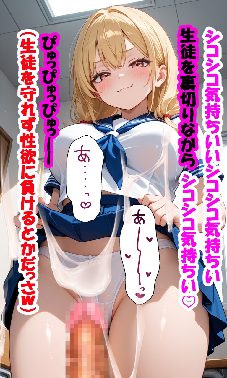 学校での色仕掛け文字コラ 画像6