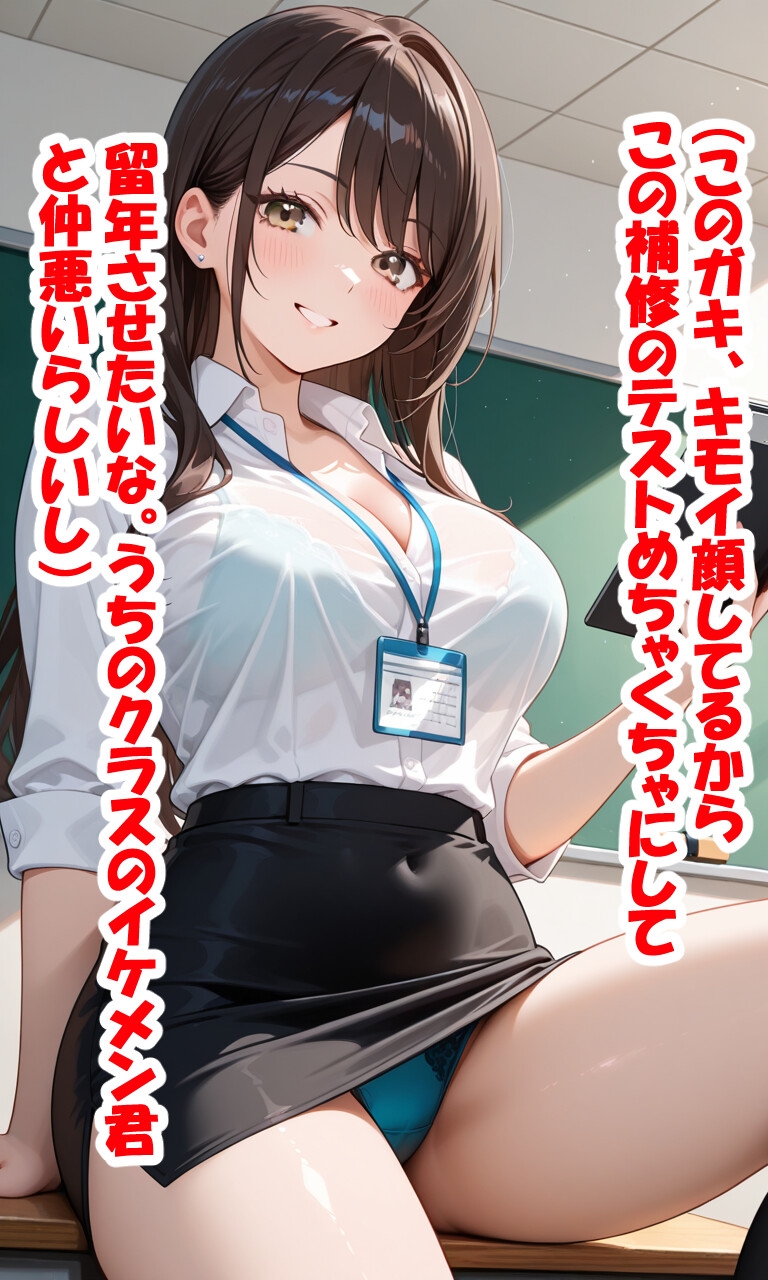 学校での色仕掛け文字コラ 画像9