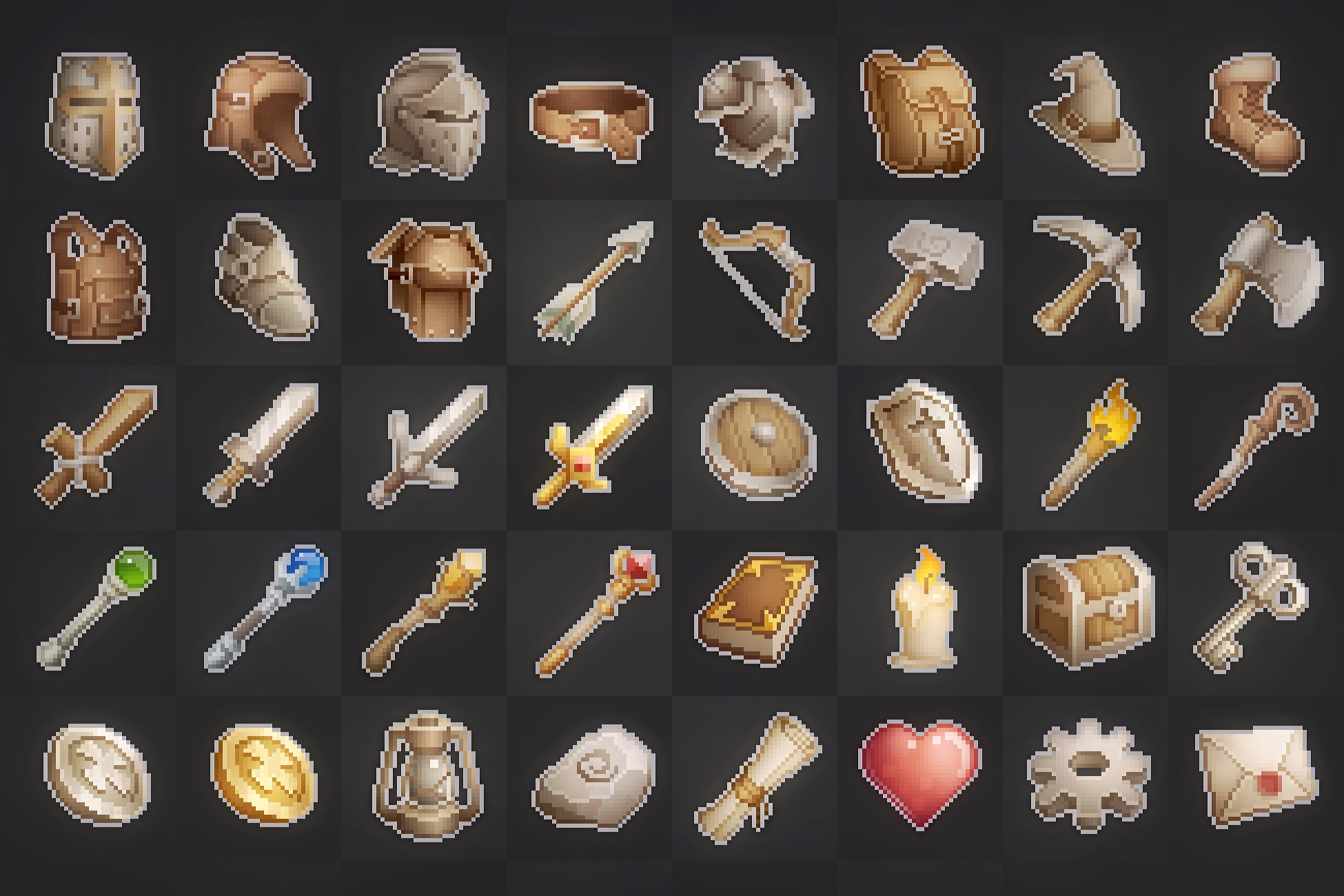 ドット絵アイコン集～RPG～