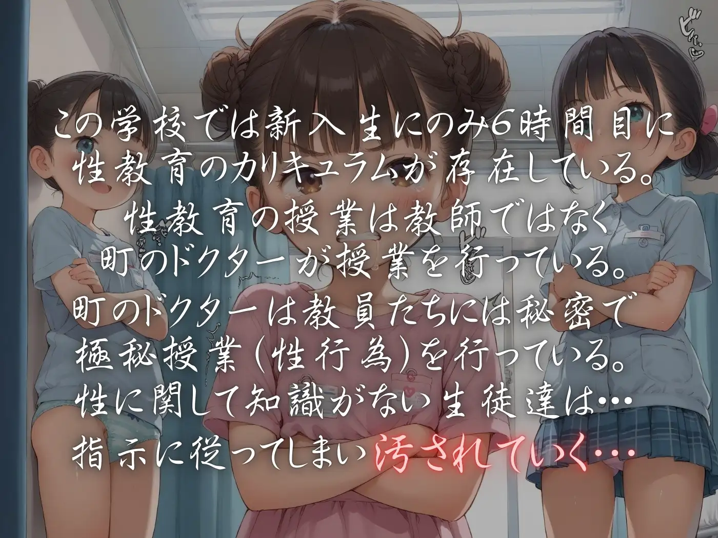 新入生性教育〜汚された生徒達〜2 変態ドクター エロ画像2