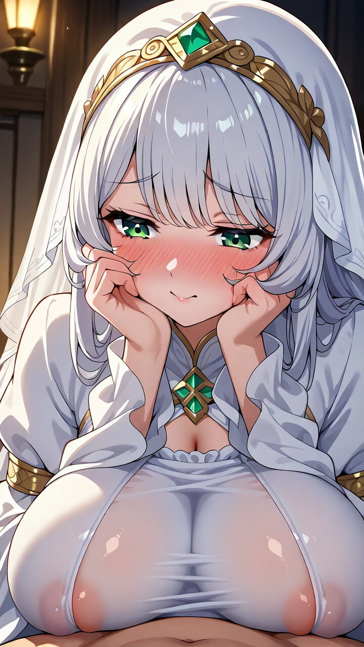 むちむち白ローブ霊媒師ちゃんCG集 画像7