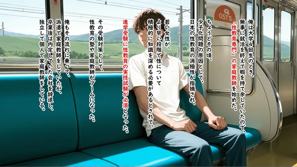 性教育が必修の狂った受験戦争に乗じた〇リコン家庭教師に性感帯を開発されて何回イってもやめてもらえない女の子 ありゅ研究所 エロ画像2