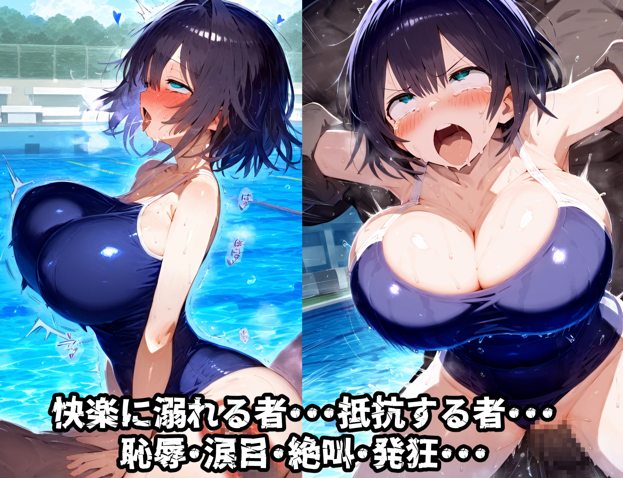 NTR・寝取られ水泳部女子×顧問先生コーチの言いなり・・・彼氏くんには内緒のトレーニング【厳選CG集:500枚】_7