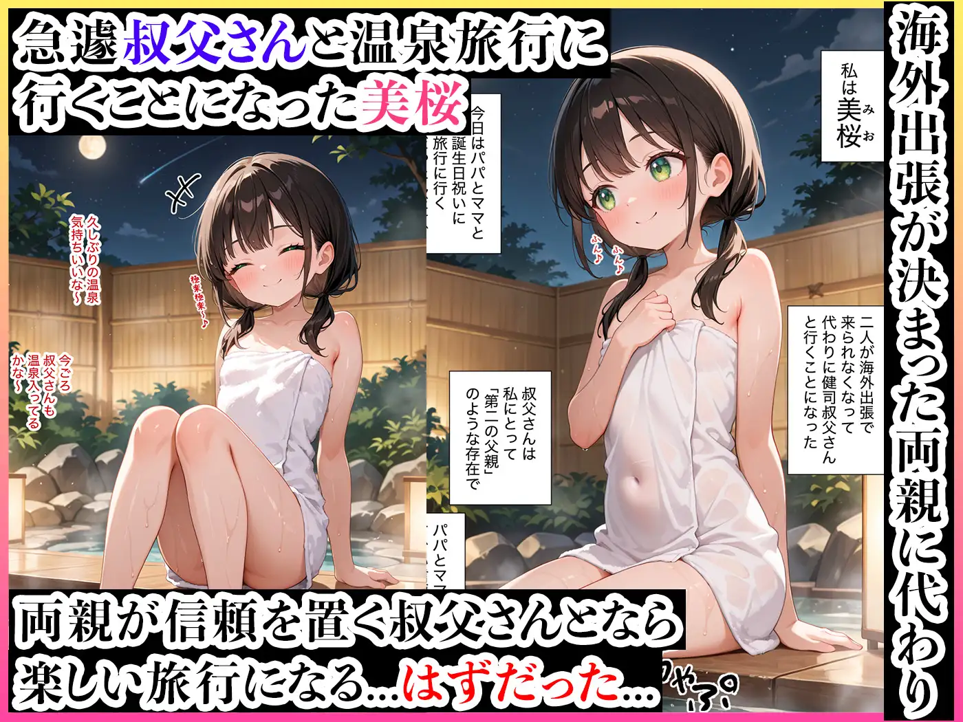 叔父チンポに堕ちた温泉旅行 ロリズリ本舗 エロ画像2
