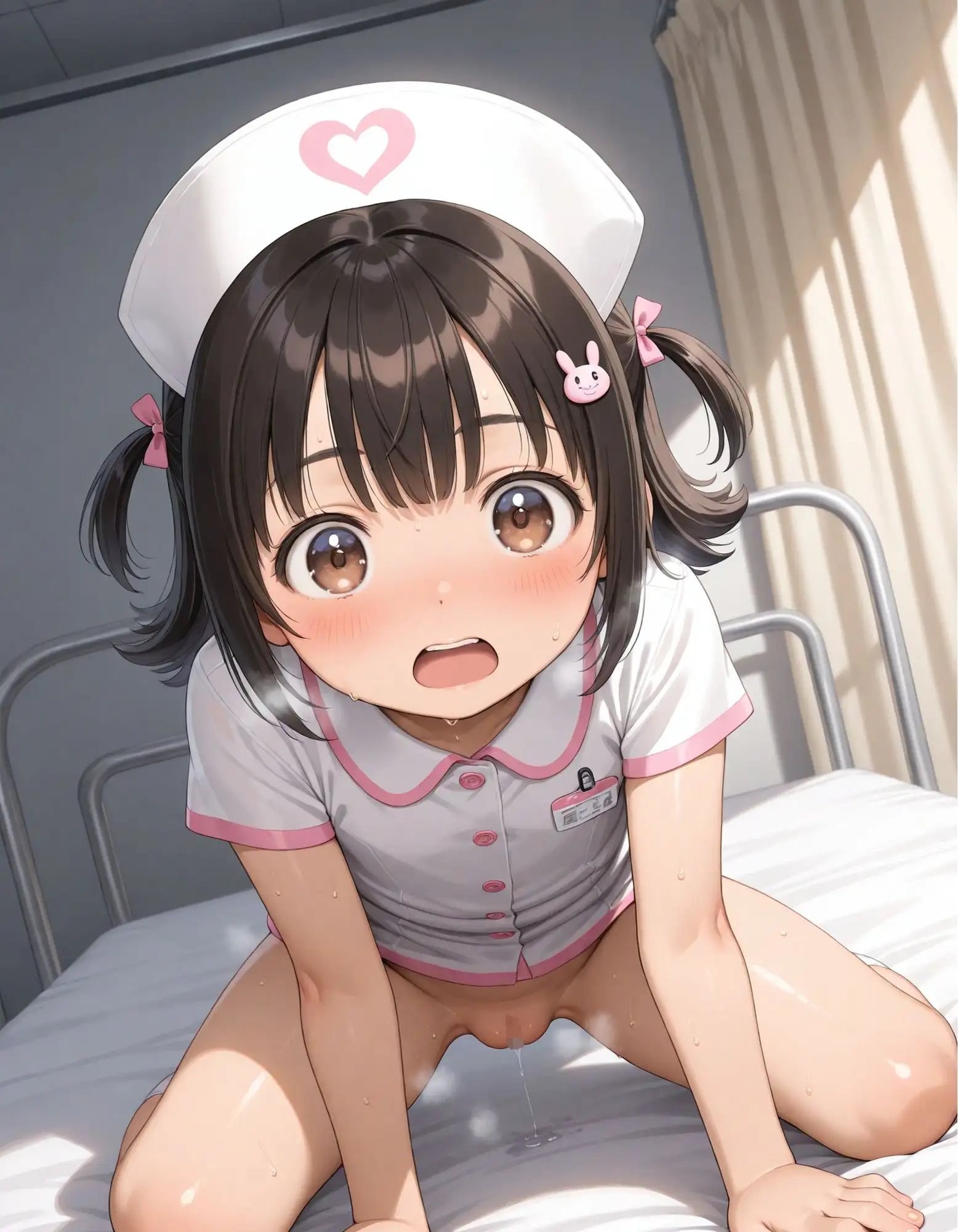 すじまんこれくしょん「つるぺたナース」～無垢な一本筋の献身医療～ 愛♥優里香 エロ画像7
