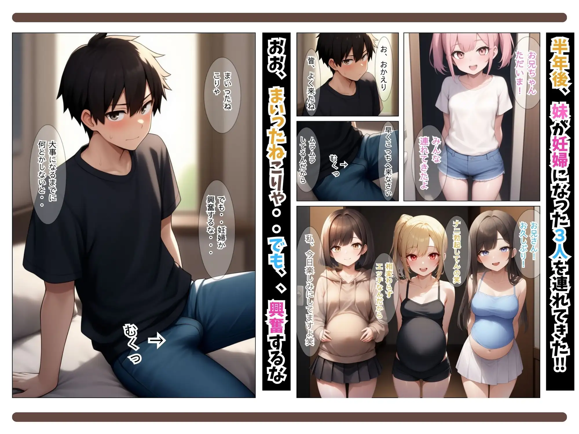 俺は妹の友達とお風呂で処女膜貫通SEXをする。～妹の悪友(きなこ)美容友達(りなこ)勉強友達(まゆこ)と発育途上ハーレム乱交物語～ しこっちゃいやーよ エロ漫画11