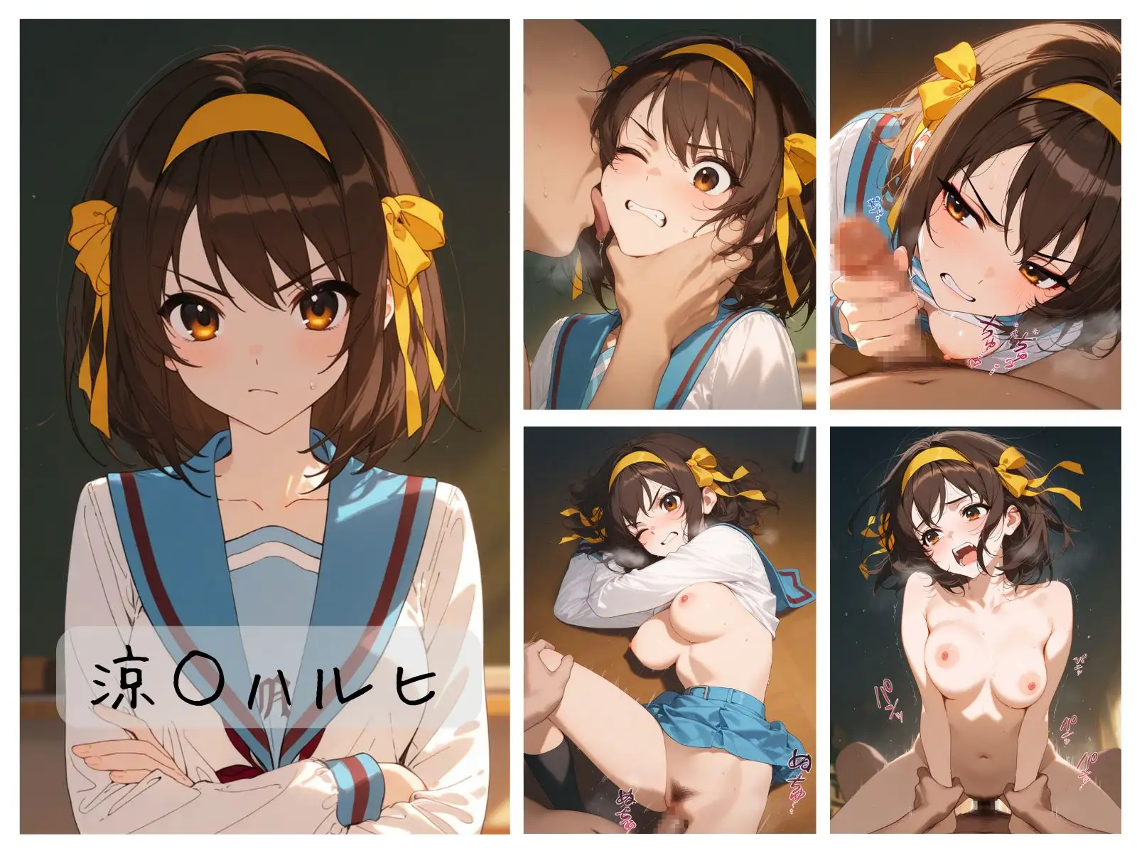 涼○ハルヒのわからせまとめ memento森 エロ画像2