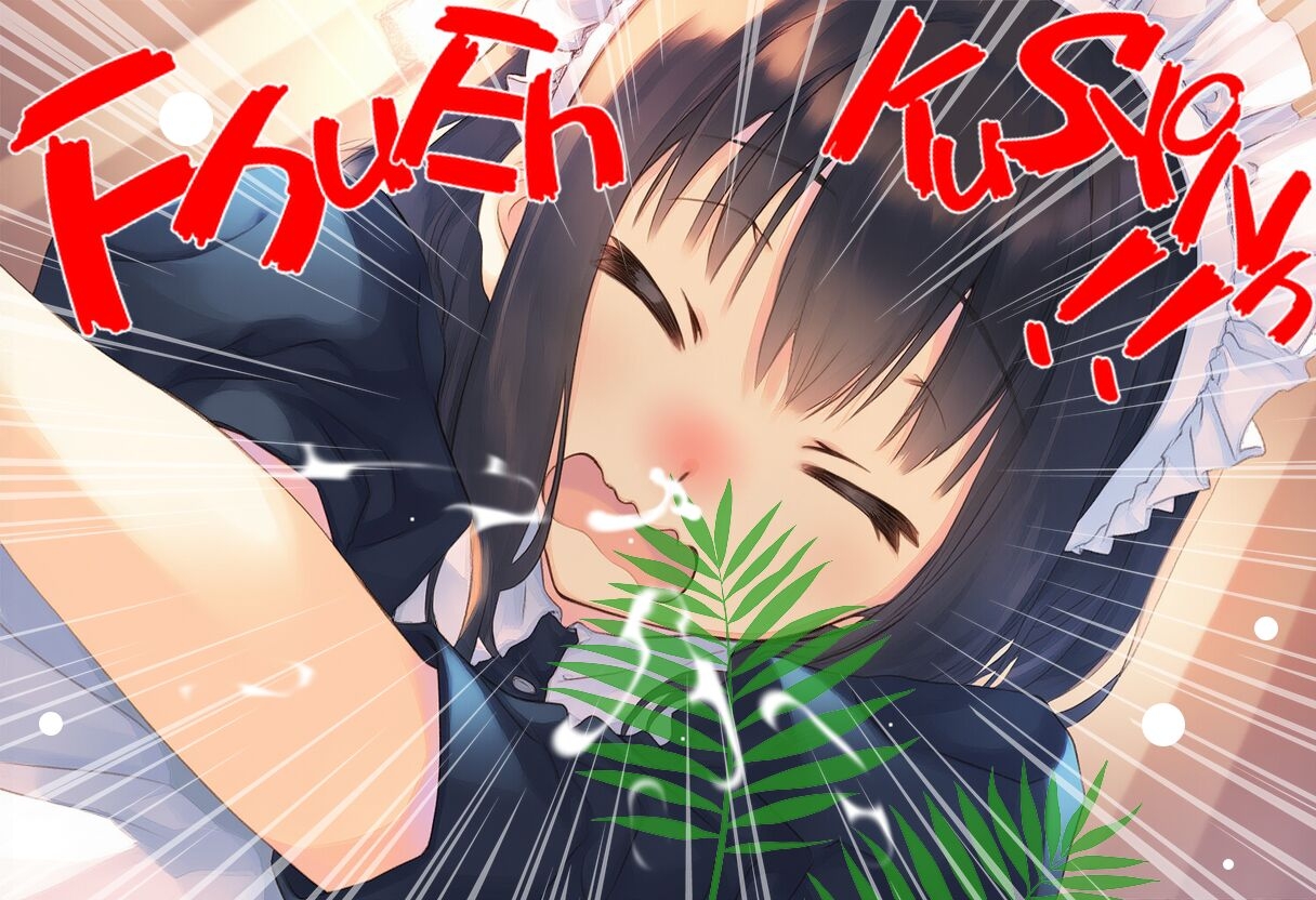 メイドさん、日常のくしゃみ【くしゃみフェチ作品】_2