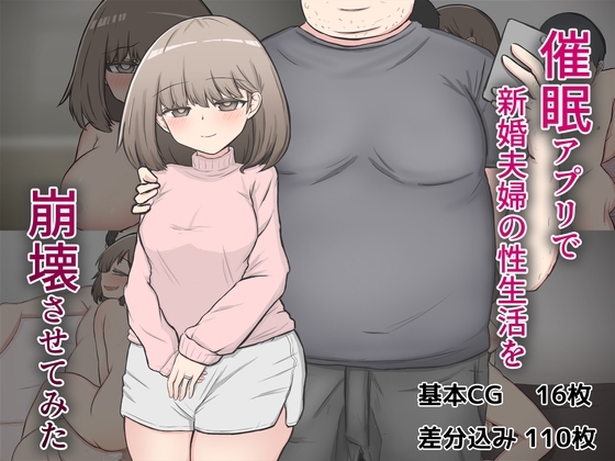 催〇アプリで隣家の新婚夫婦の性生活を崩壊させてみた。