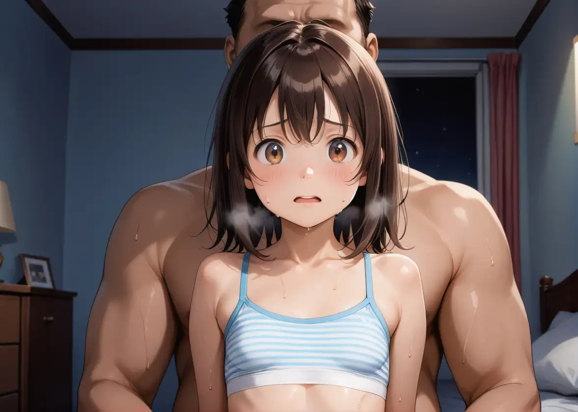 汚部屋おじさんと捕らわれ少女 すきやきんまん エロ画像3
