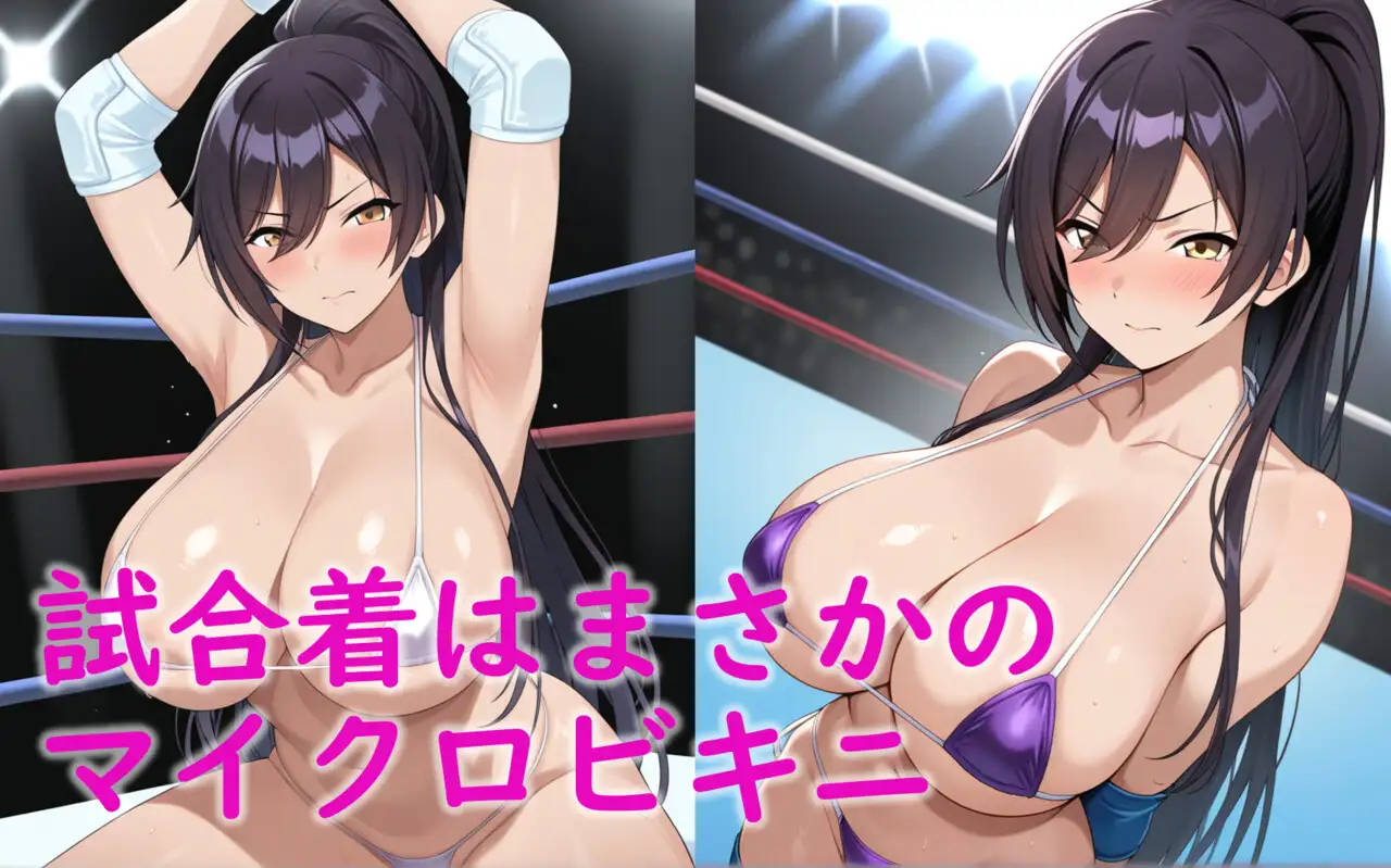 アイドル白〇咲耶が騙されてAVプロレスに参加する話～観客の前で公開パイズリ&処女喪失～ Aiイラスト販売所 エロ画像4