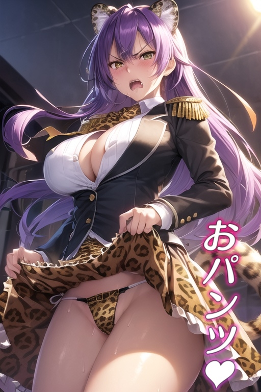 嫌な顔でスカートたくし上げてパンツ見せる娘~貴族編~_3