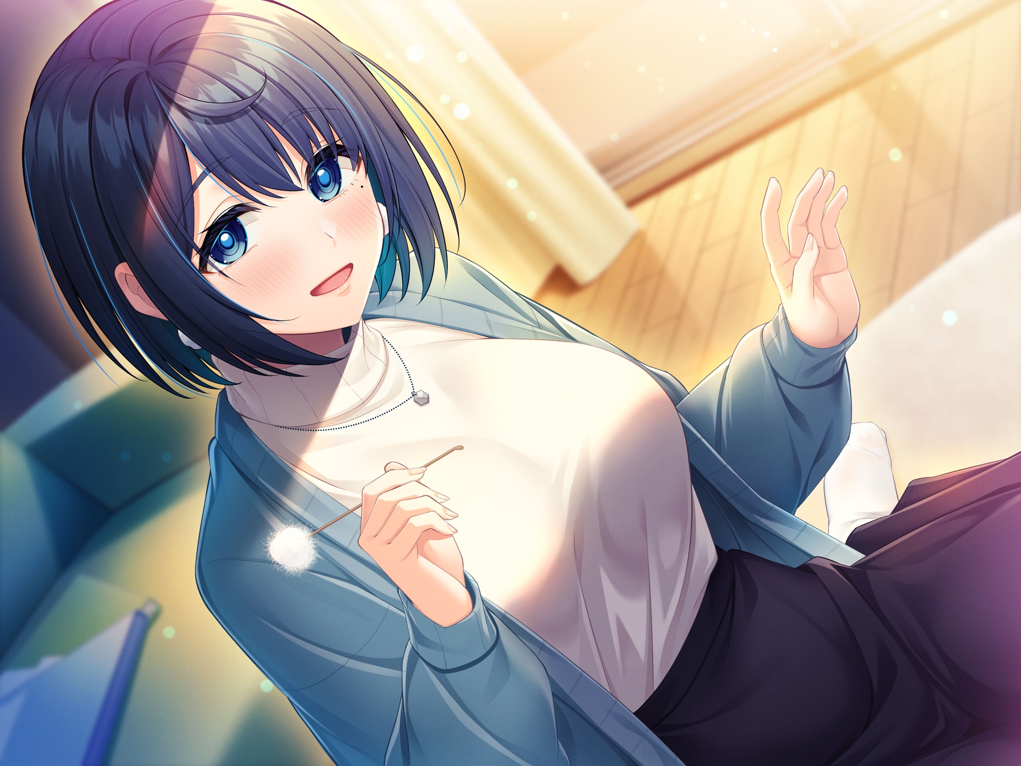 二人きりの勉強会『もちろん、ご褒美はあまあま休憩タイム♪』～嫉妬気味な妹系後輩カノジョはあなたを独占したい～【CV.白砂沙帆】 画像2