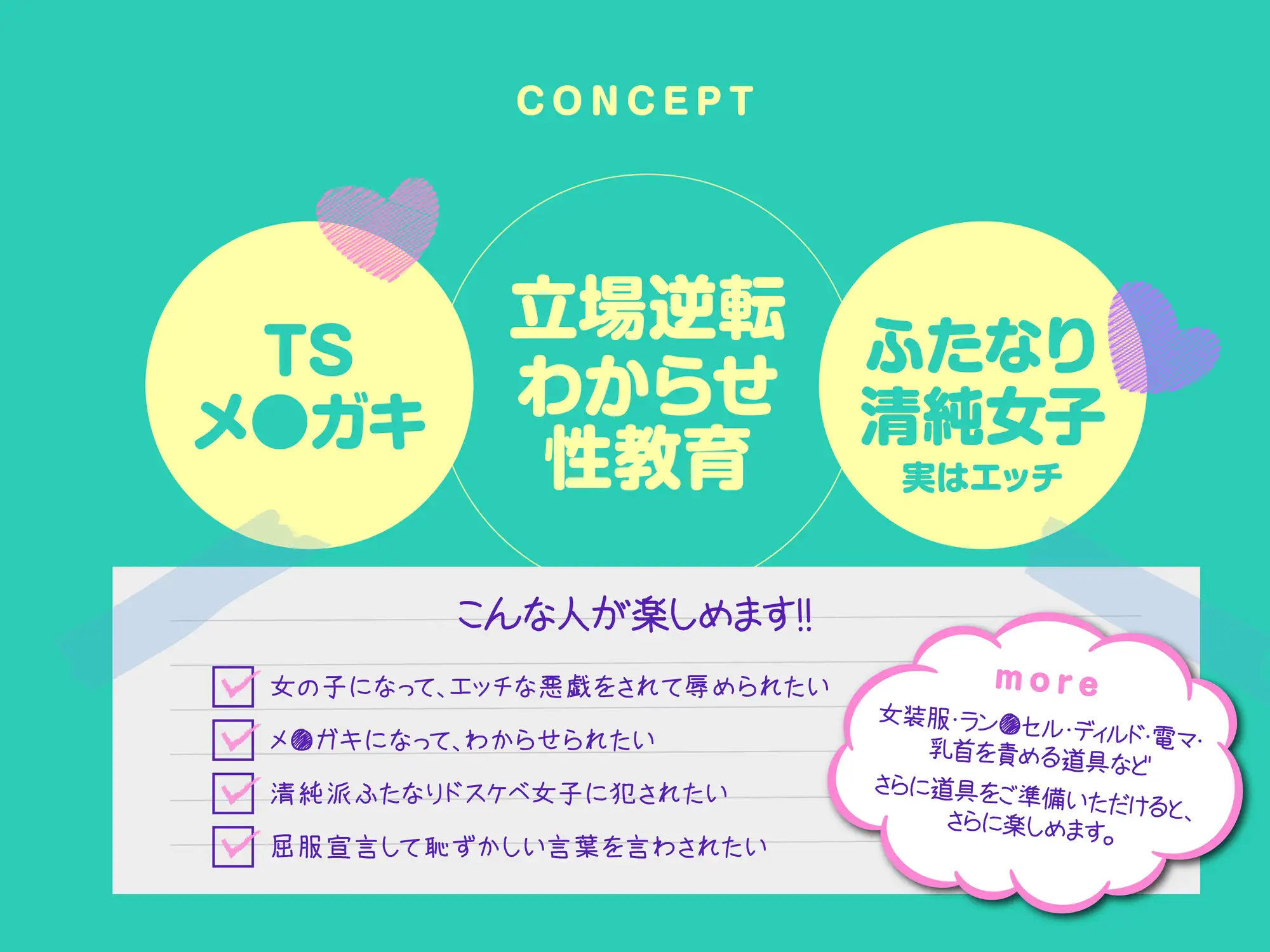 TS化したメ○ガキはフタナリ清純女子に、たっぷり分からされちゃいます！ 蜜月亭 エロ画像4