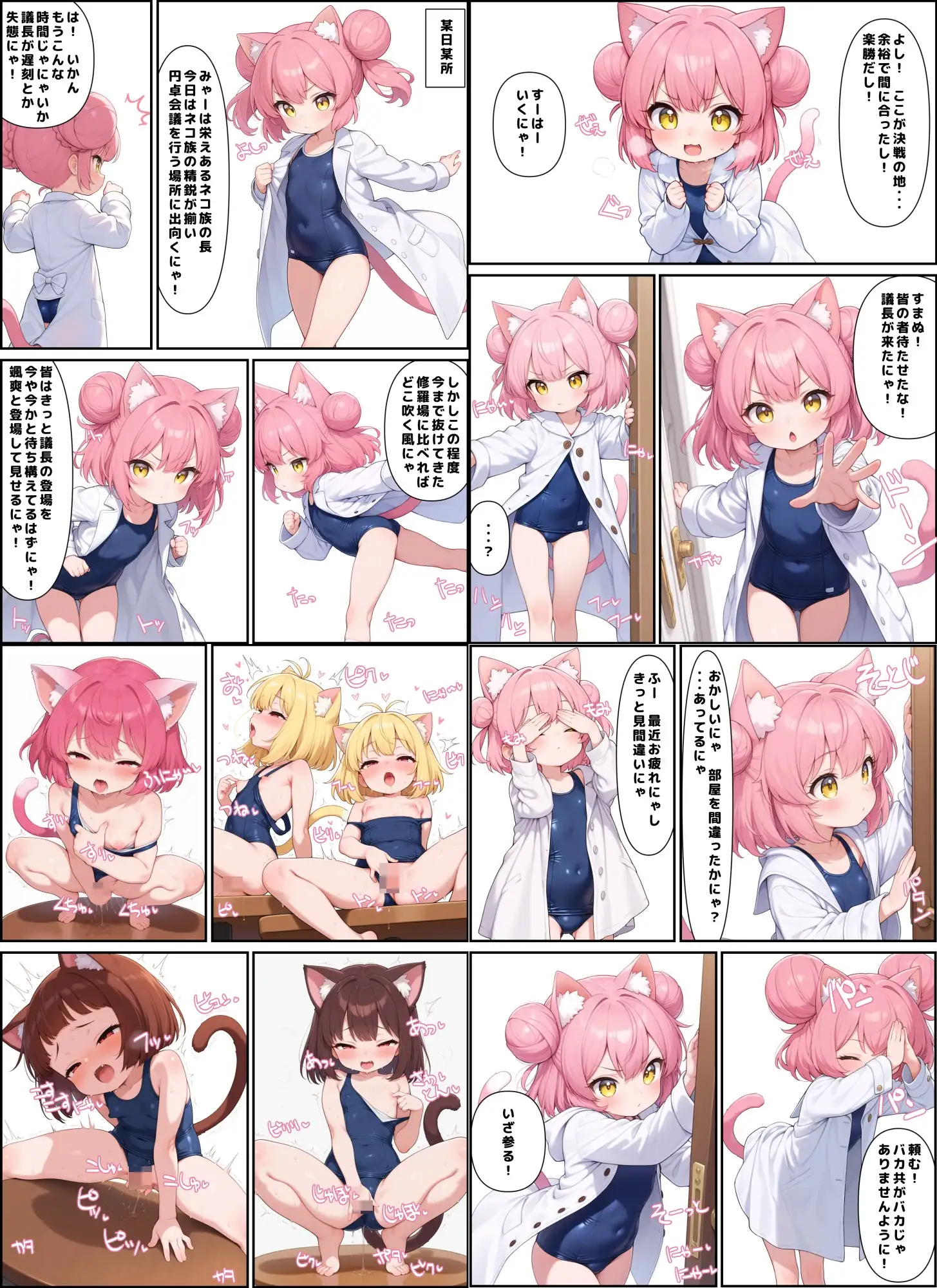 にゃんにゃん大会議 ぽーたる エロ漫画2
