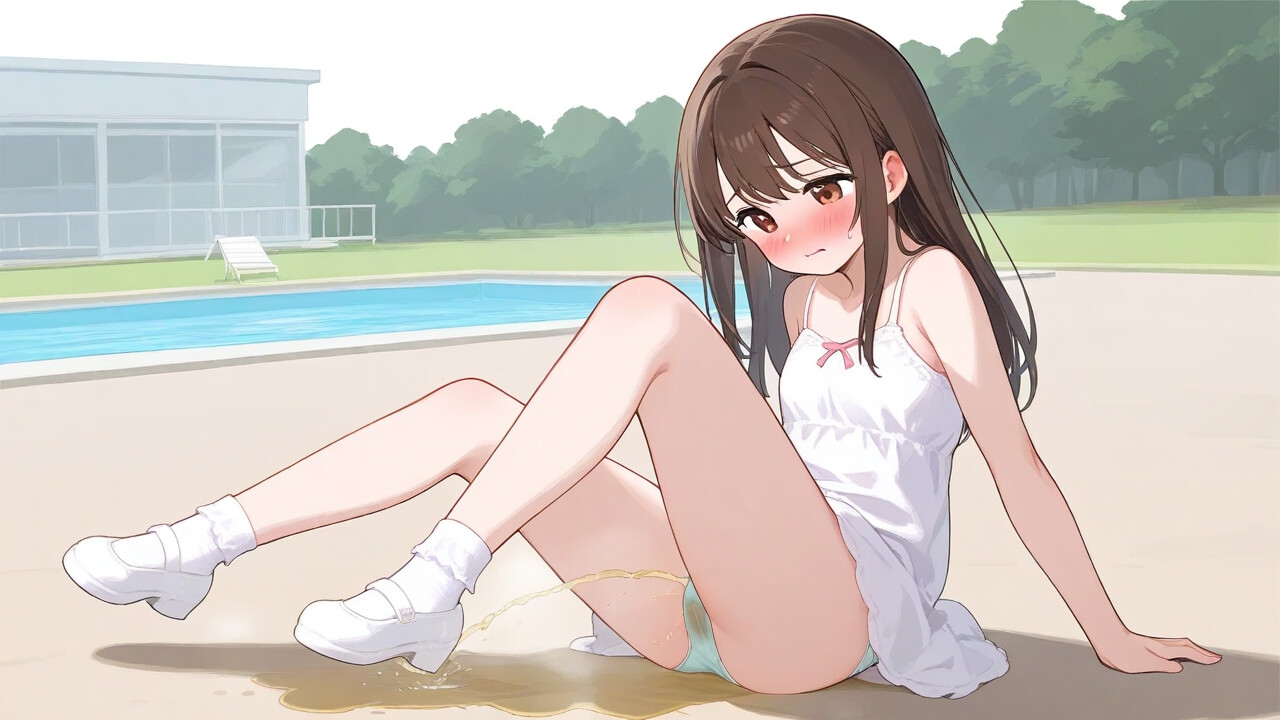 OMOイラストAIではAI生成技術を使い可愛い女の子のおもらしや我慢をする姿を描いています(2) 画像2