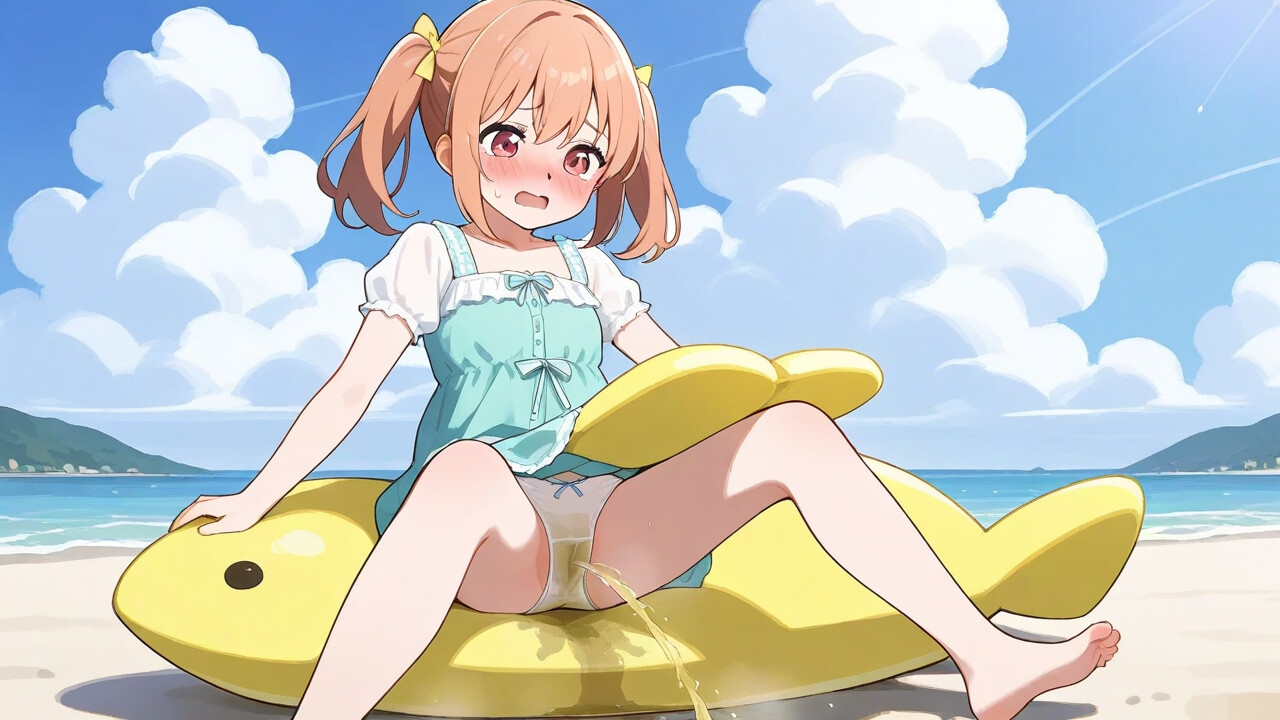 OMOイラストAIではAI生成技術を使い可愛い女の子のおもらしや我慢をする姿を描いています(2) 画像4