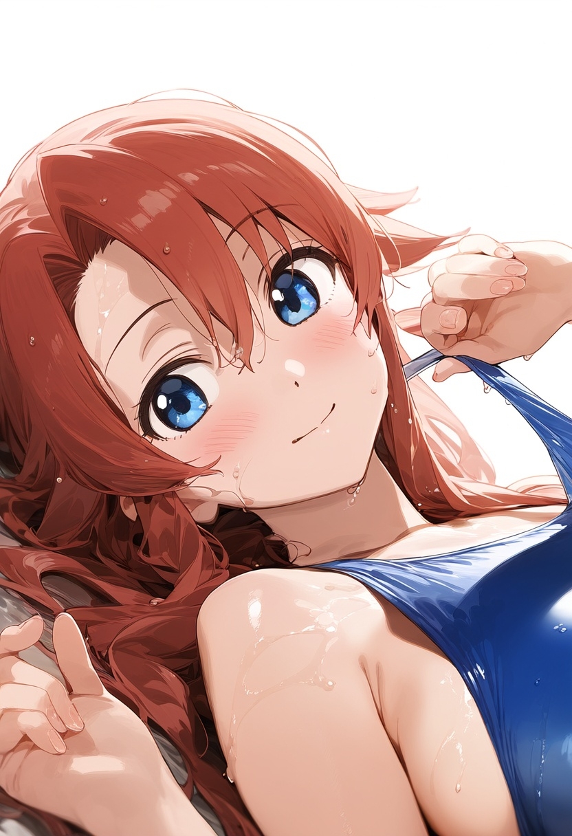 ア◯ィ先生の競泳水着姿をただ眺めるだけの高解像度イラスト集 画像7