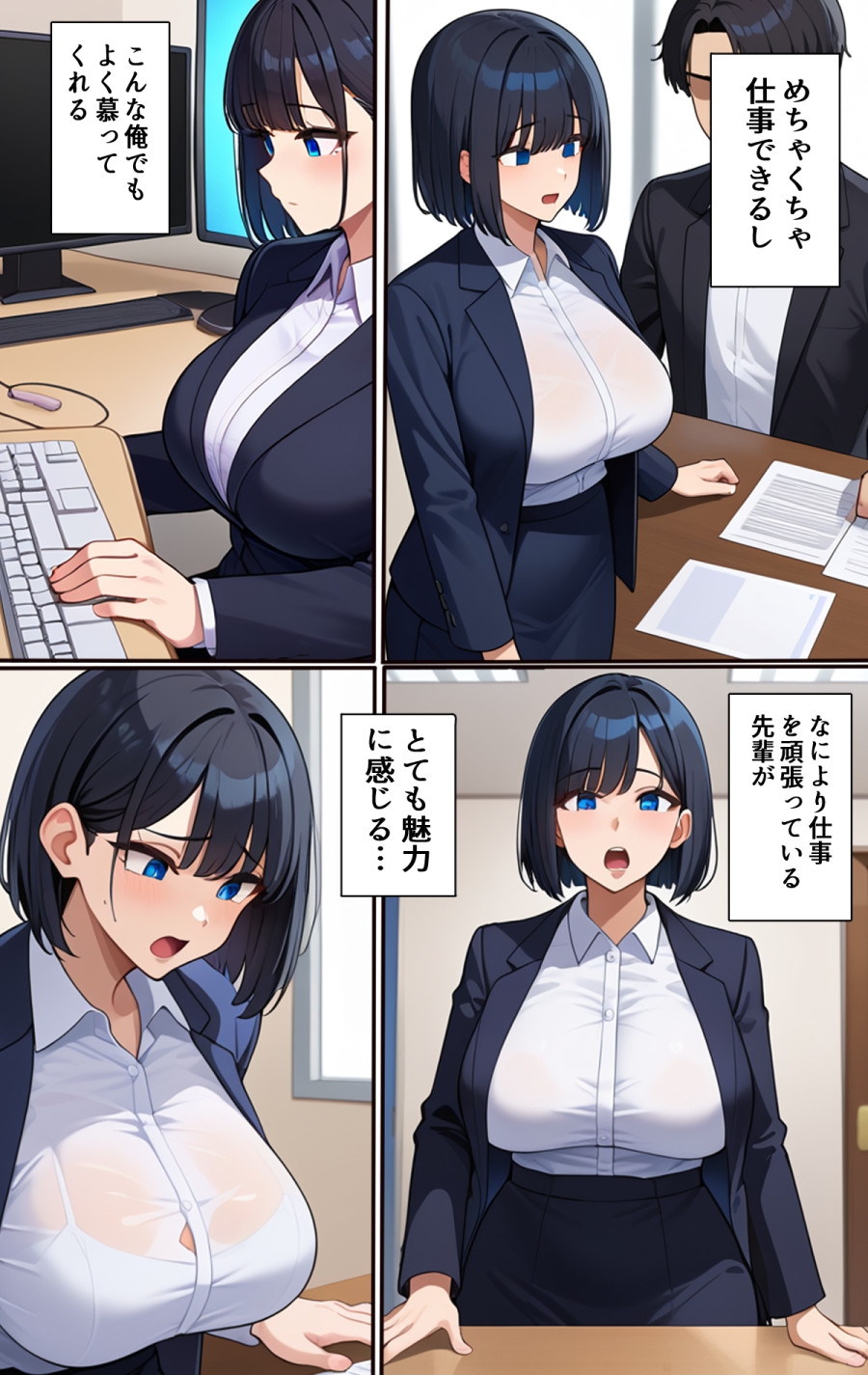 おれのOL先輩はデカい 画像8