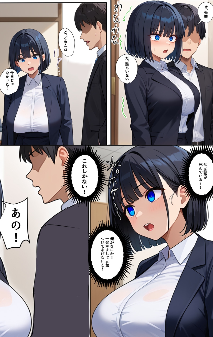 おれのOL先輩はデカい 画像9