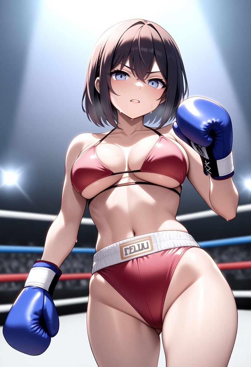 女子ボクシング美少女AIイラストコレクション1 立ち絵編_3