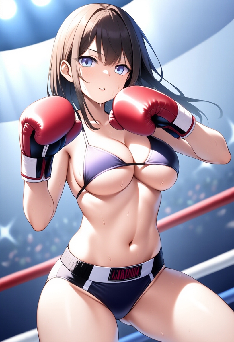 女子ボクシング美少女AIイラストコレクション1 立ち絵編_4