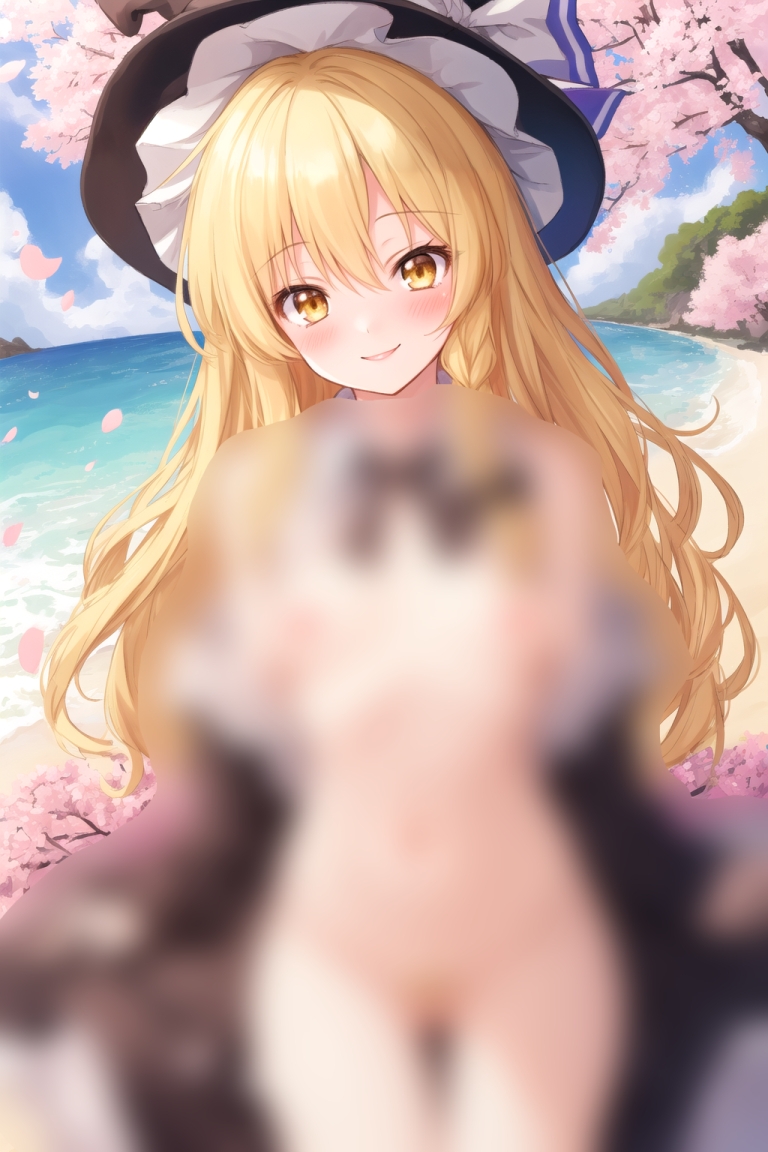 霊夢は魔理沙のえっちな写真を撮りたいようです。～春の晴れた昼の海編～_10