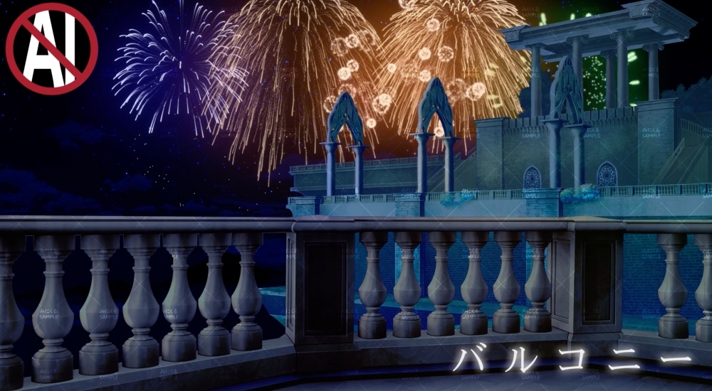 みにくる動く背景素材集『花火編』part02-ファンタジー- 画像3