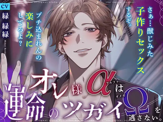 〜オレ様(α)は運命のツガイ(Ω)を逃さない〜『獣じみた子作りセックスするぞ。ぶち込まれんの、楽しみにしてろよ♡』【強欲×執着×溺愛】