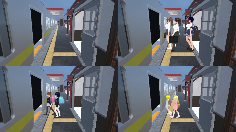 ○○市の生活 通勤電車編
