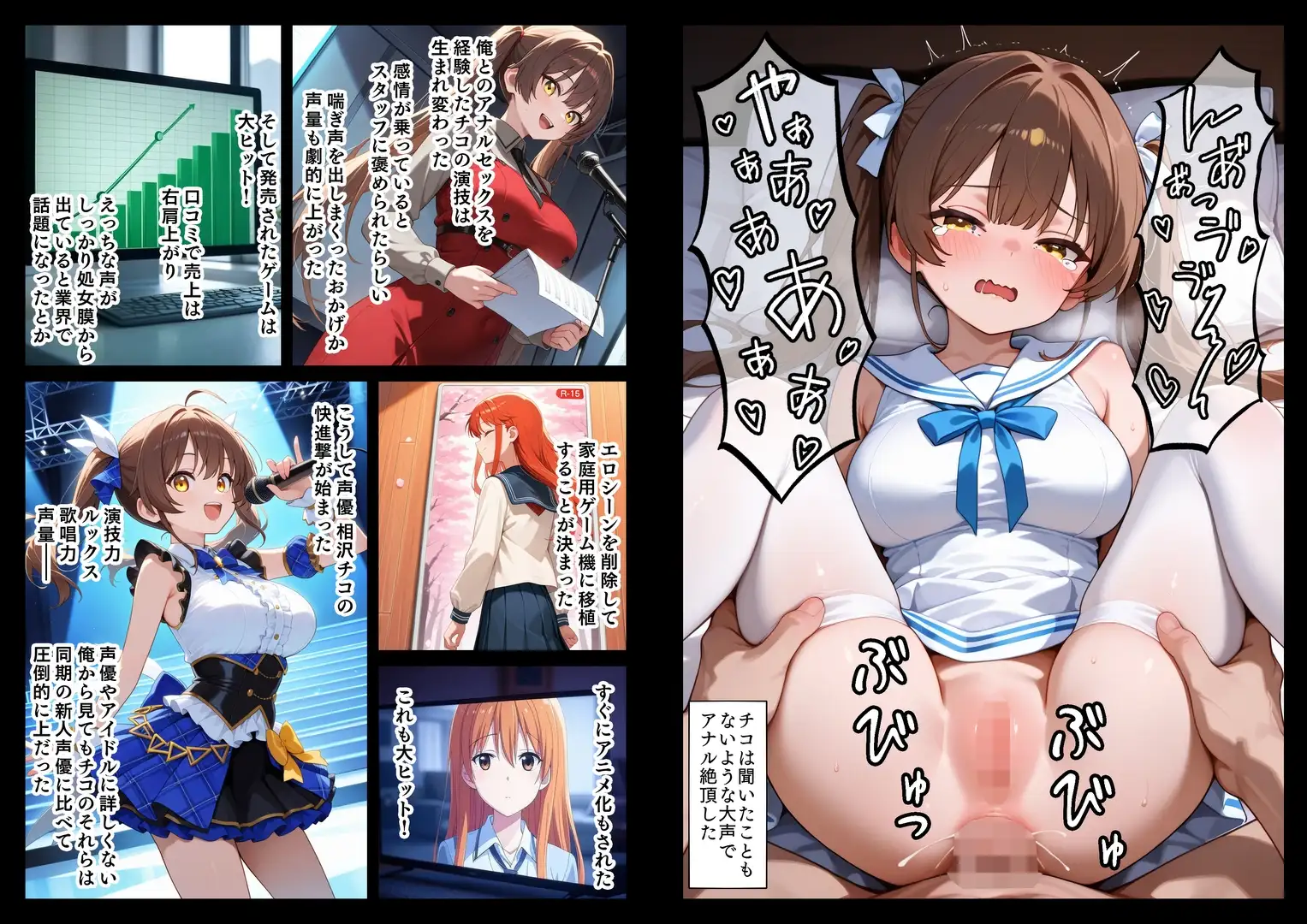アイドル声優 処女膜から声を出すため兄とアナルH エロ漫画専門店・南国ピンク エロ漫画5