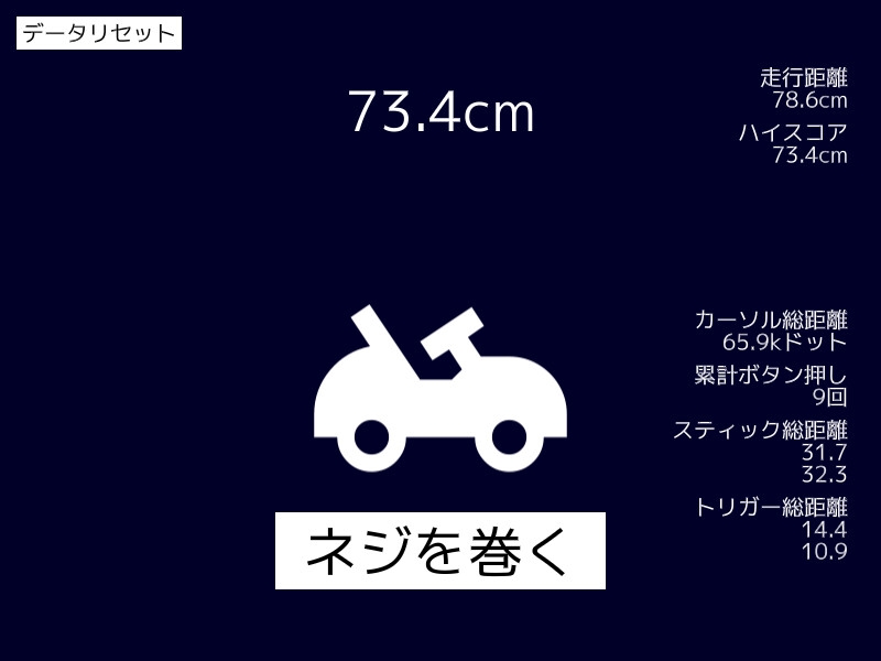 ねじまきミニカー